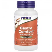 NOW Foods, Gastro Comfort™, засіб для підтримки травлення з PepZin GI™, 60 вегетаріанських капсул